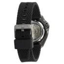 Seiko 5 Sports SKX Series Automatic Black Dial Black Silicone Strap Watch for Men - SRPD65K2